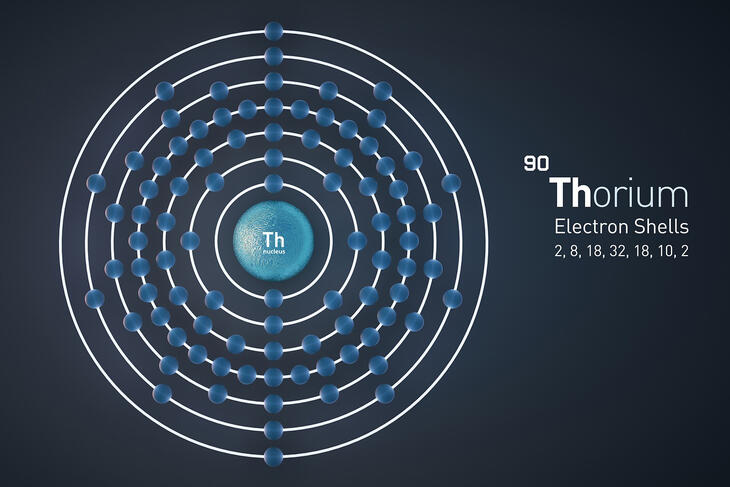 Thorium ble Norges nasjonalgrunnstoff