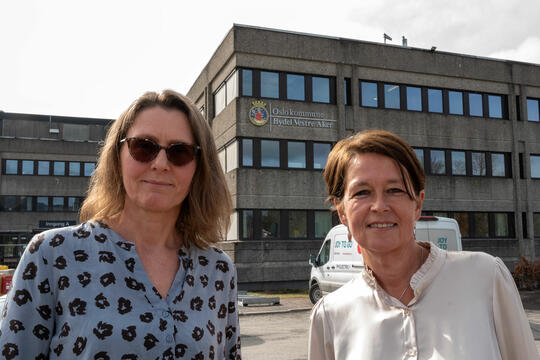 Bydelsfarmasøyt ­Marianne Winther Munkerud (til venstre) og enhetsleder Evelyn Jakobsen i Vestre Aker